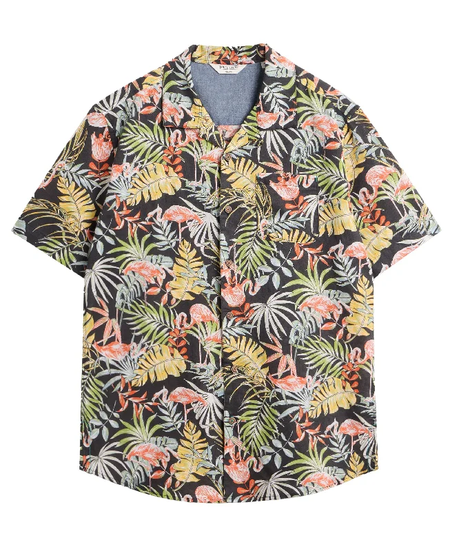 Exclusive Access Flamingo Printed Shirt - Black Print