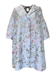 Stock Clearance Marina Rinaldi Women's Blue Tesoro Open Front Jacket Size 20W/29 NWT