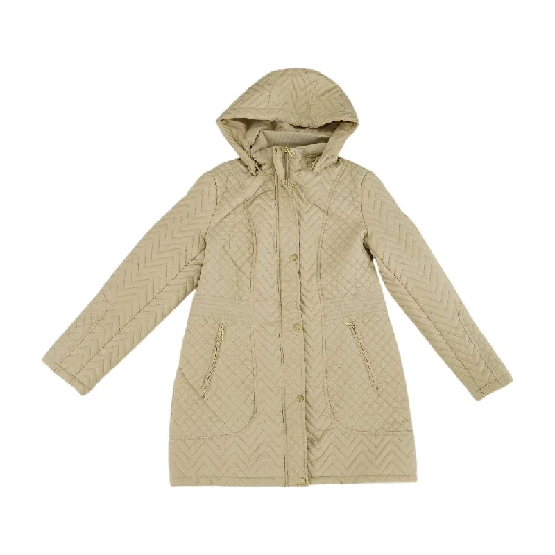 Early Access Beige Solid Lightweight Jacket