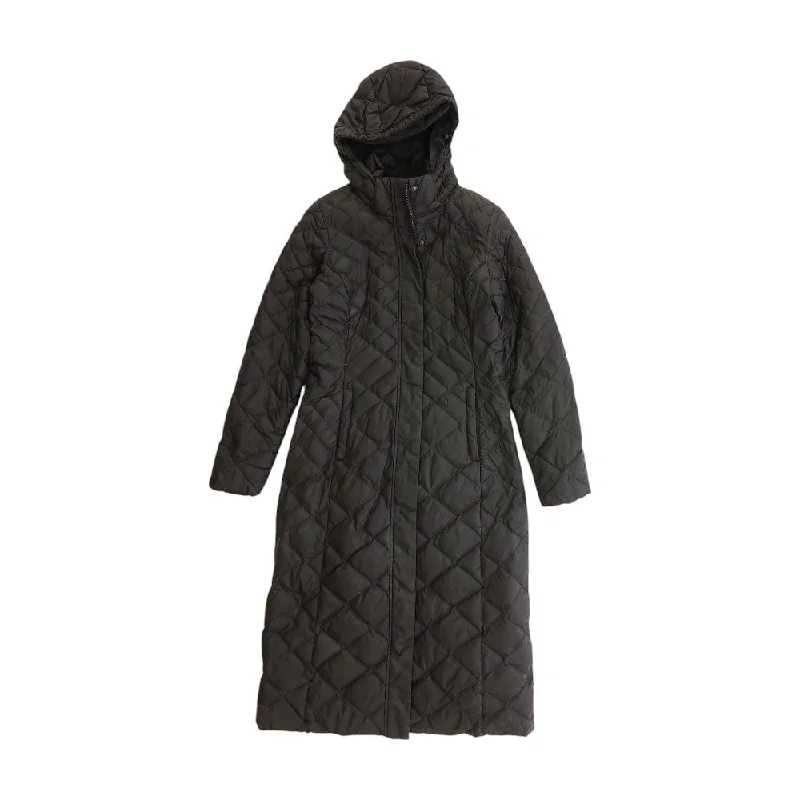 Deal Alert Black Solid Puffer Coat