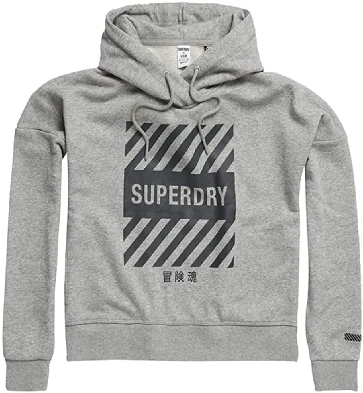 Reduced Prices Superdry Women's Core Sport Cropped Hoodie Sweatshirt