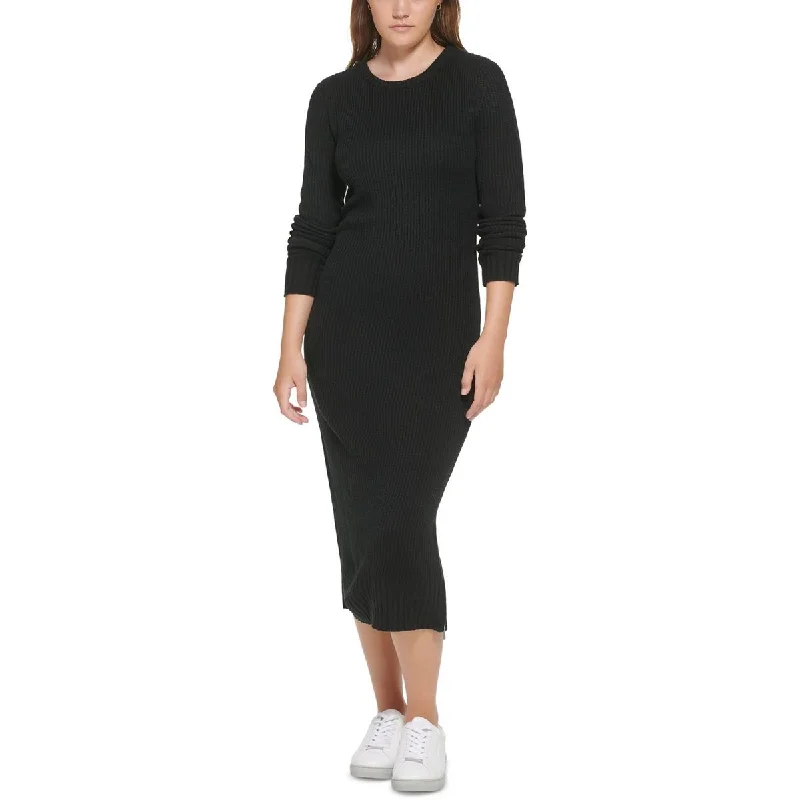 Limited Quantity Womens Knit Textured Bodycon Dress