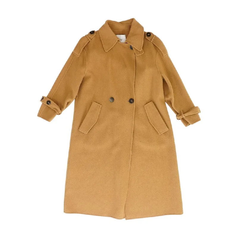 Don't Miss Tan Solid Topcoat Coat