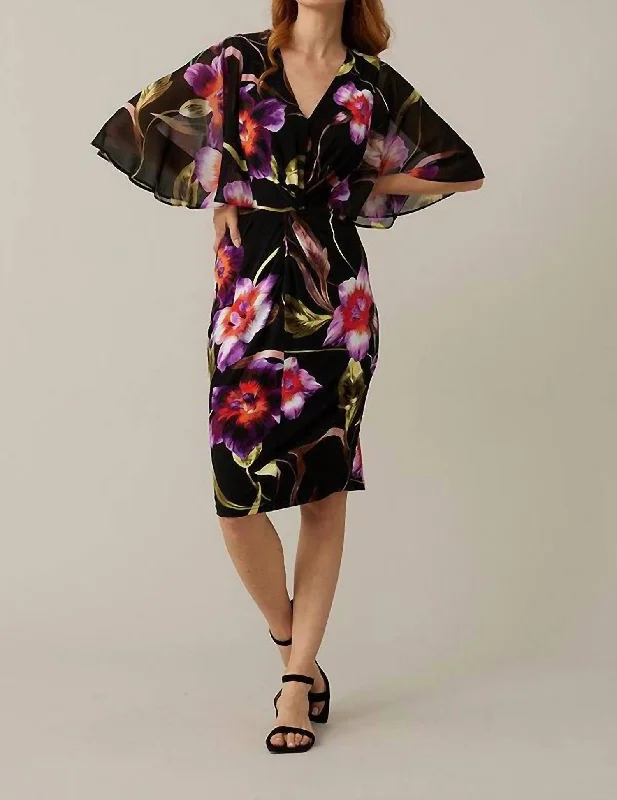 Bargain Bin Floral Print Sheath In Multi
