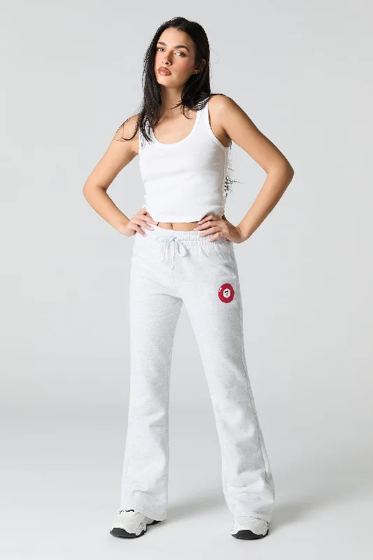 Lowest Price 7 Pool Ball Graphic Fleece Flare Sweatpant
