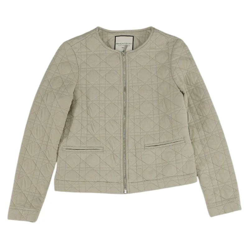 Limited Availability Beige Solid Jacket