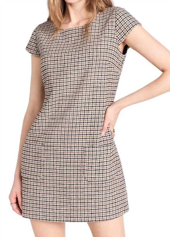 Bonus Savings Felice Houndstooth Dress In Destry