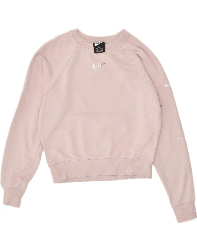 Flash Deals NIKE Womens Oversized Graphic Crop Sweatshirt Jumper UK 6 XS Pink Cotton Flash Deals NIKE Womens Oversized Graphic Crop Sweatshirt Jumper UK 6 XS Pink Cotton
