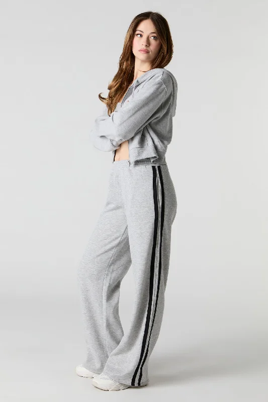 Bargain Prices Striped Wide Leg Sweatpant