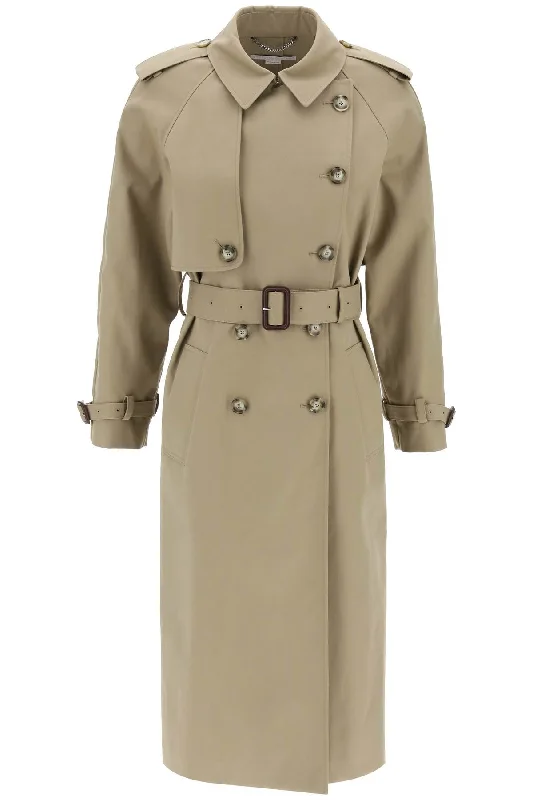 Factory Direct Sale Sustainable Cotton Double-breasted Trench