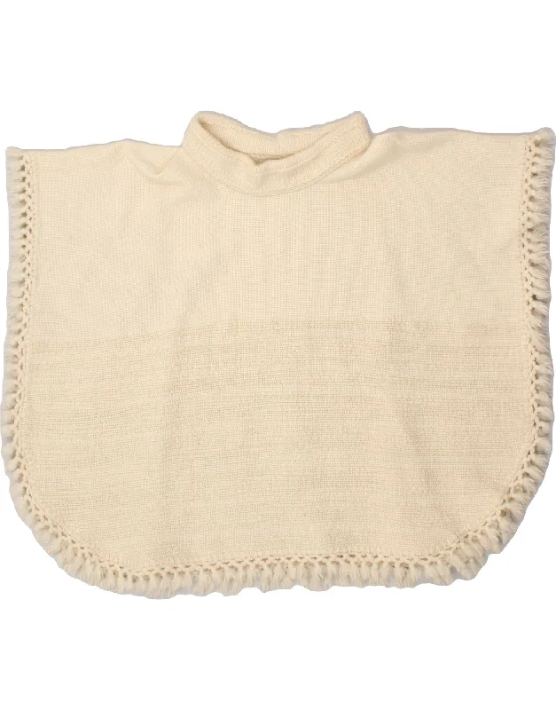 Steals and Deals VINTAGE Womens Poncho Jumper One size Beige