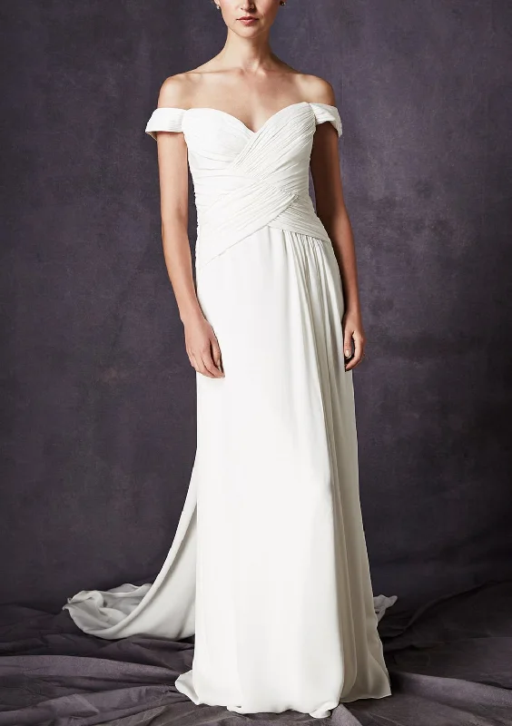 Major Savings Nicole Miller Jillian Off The Shoulder