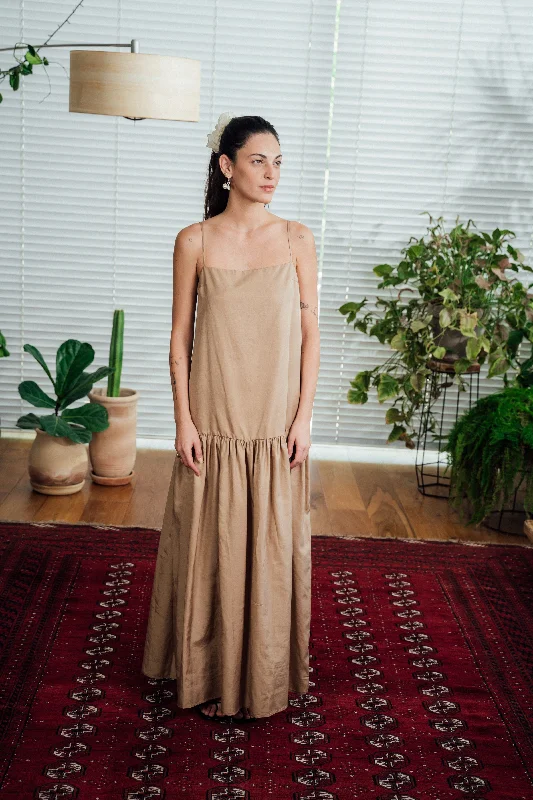 Price Cut Bluebell Dress - Coffee