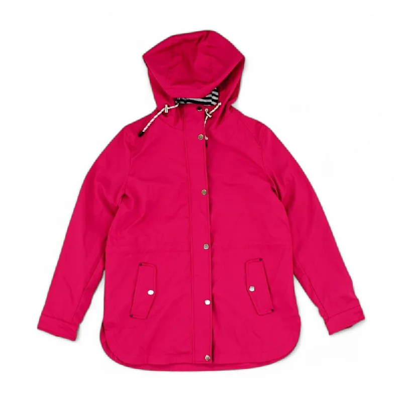 Price Drop Alert Pink Solid Rain Jacket