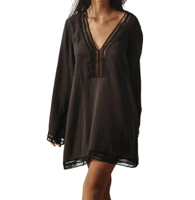 Limited Availability Positano Dress In Black