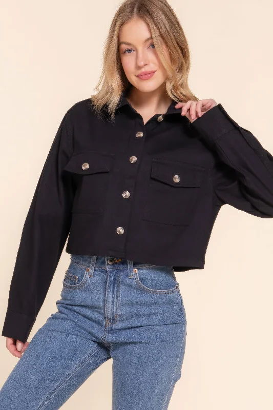Price Blitz Cotton Twill Short Shacket