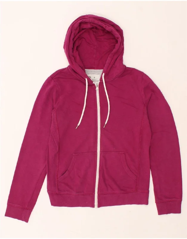Big Discounts CHAMPION Womens Zip Hoodie Sweater UK 10 Small Purple Cotton