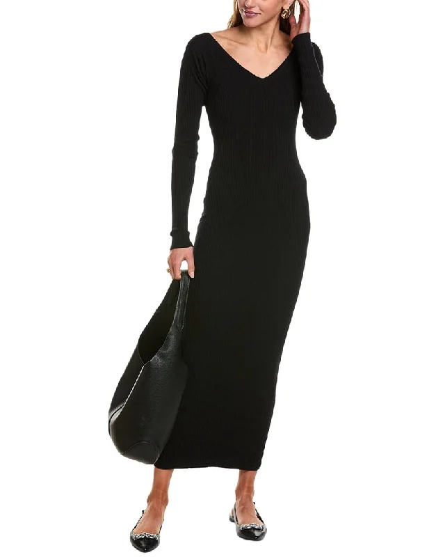 Hurry In A.L.C. Keaton Wool-Blend Maxi Dress