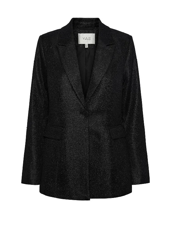 Fantastic Offers Y.A.S Deleya Glitzy Blazer, Black