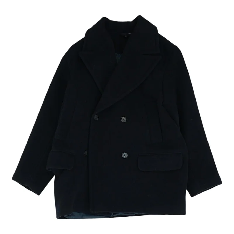 Buy Now Navy Solid Coat