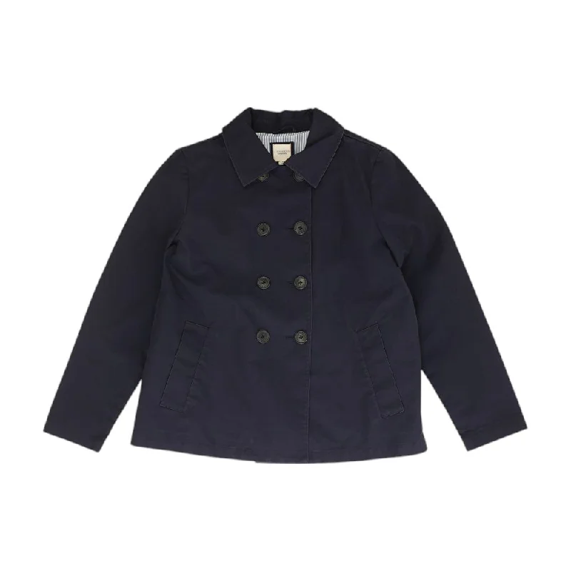 Final Markdown Navy Solid Peacoat Jacket