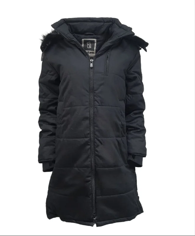 Unbeatable Prices HoodLamb Women's Black Hemp Nordic Puffer #W18LNU NWT