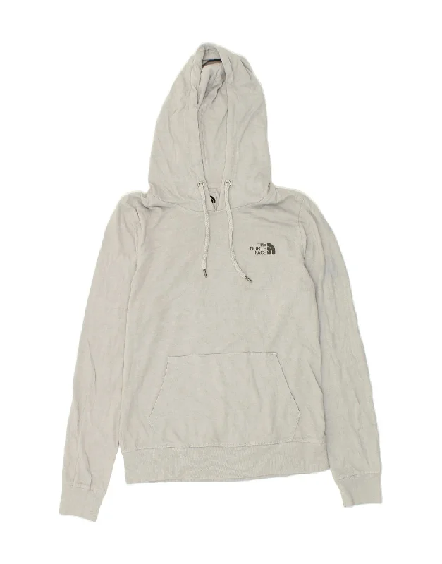 Exclusive Offers THE NORTH FACE Womens Graphic Standard Fit Hoodie Jumper UK 12 Medium Grey