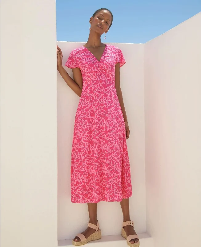 Deal Dash Felicity EcoVero Dress - Pink/Pink