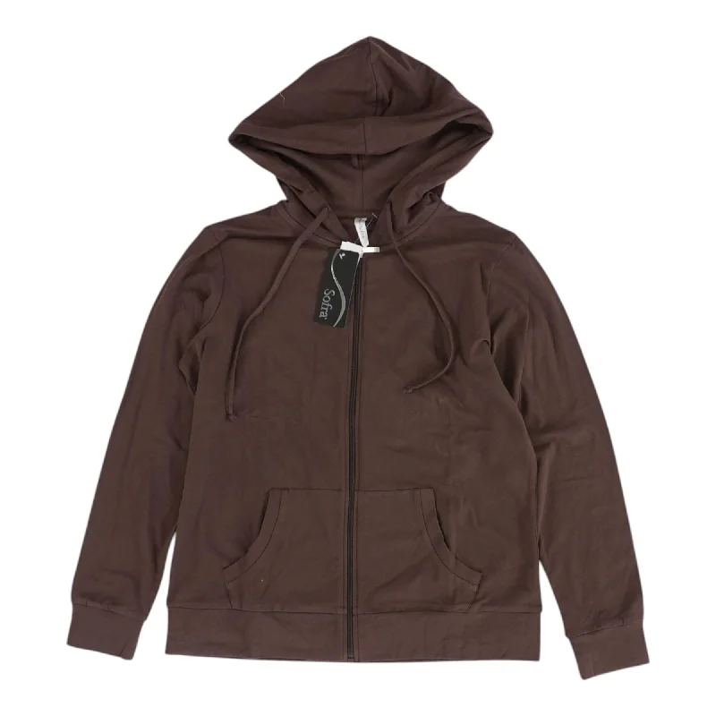 Take Advantage Brown Solid Active Jacket