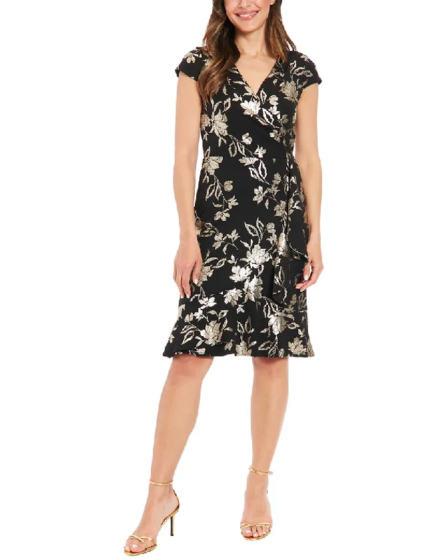 Buy Now London Times Cap Sleeve Mini Dress
