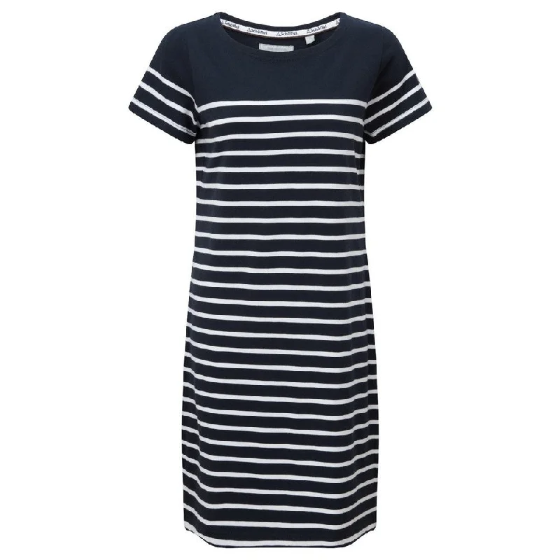 Midnight Madness Beauport Dress - Navy Stripe