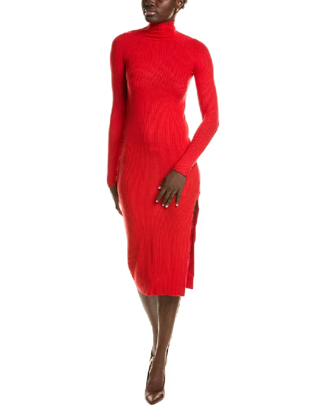 Bargain Blast Enza Costa Brushed Rib Midi Dress