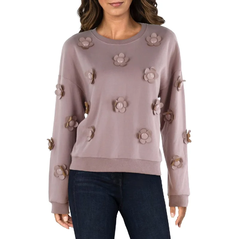 Buy Now Womens Applique Crewneck Sweatshirt