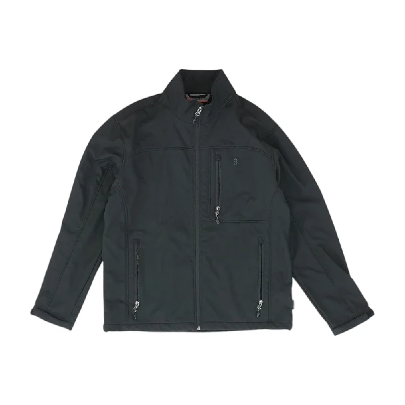 Price Drop Black Solid Lightweight Jacket