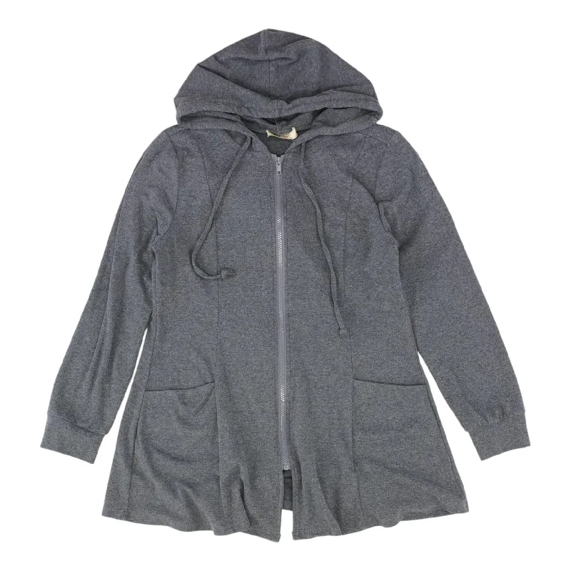 Final Clearance Gray Solid Lightweight Jacket