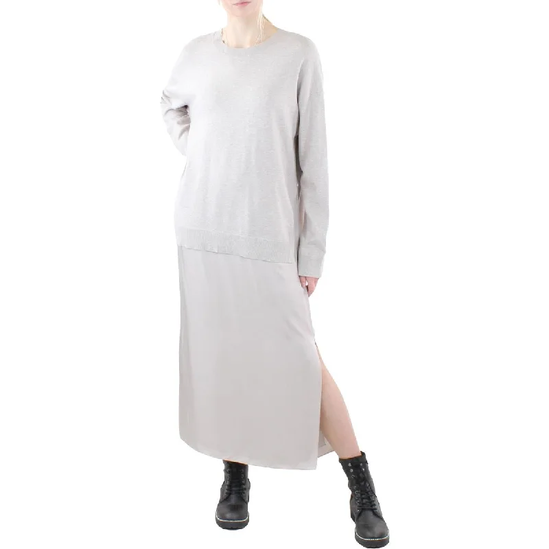 Great Deals Womens Layered Long Midi Dress
