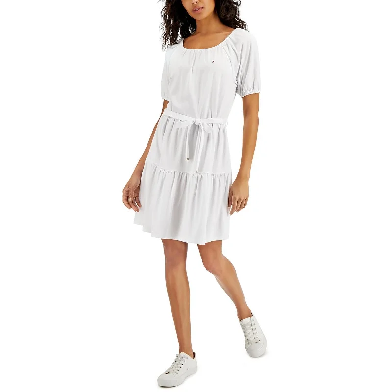 Crazy Deals Womens Tiered Short Mini Dress