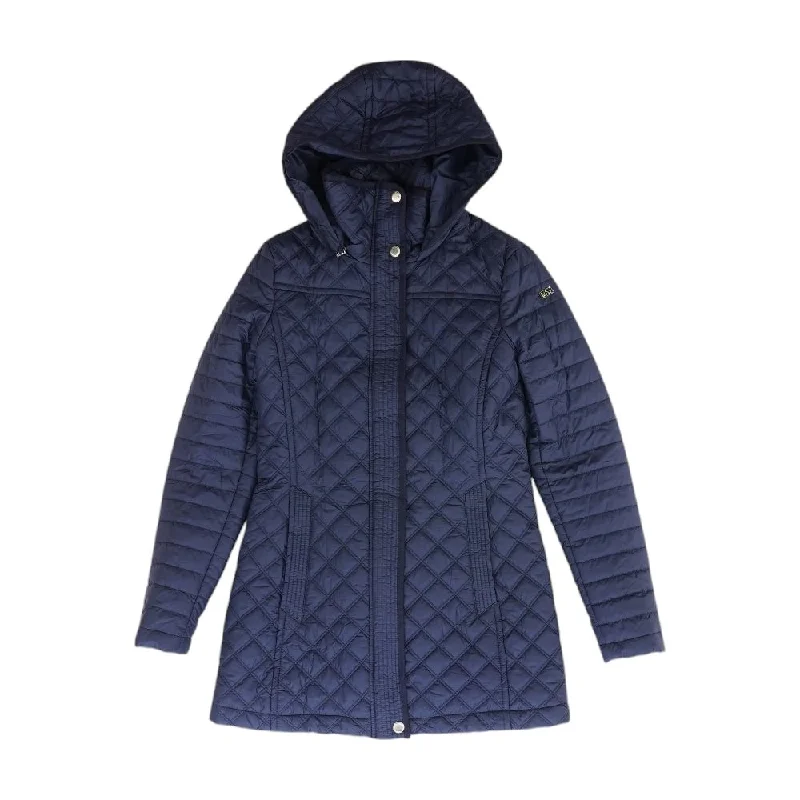Unbeatable Prices Navy Solid Puffer Jacket