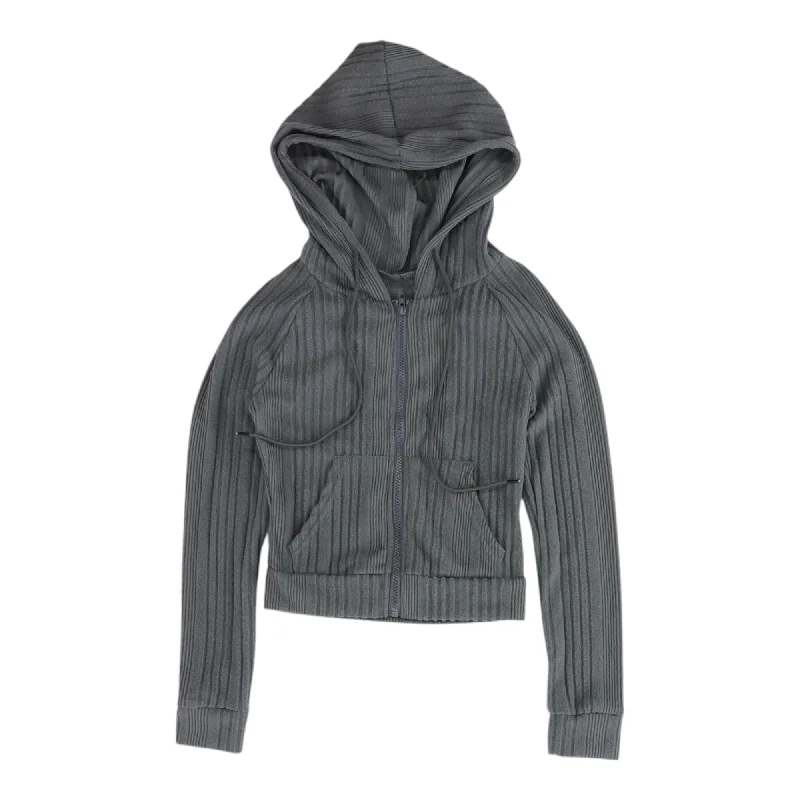 Super Deal Green Striped Lightweight Jacket
