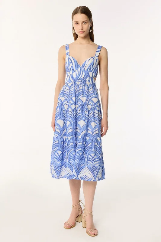 Year-End Sale Long Dress Coco - Blue Himba