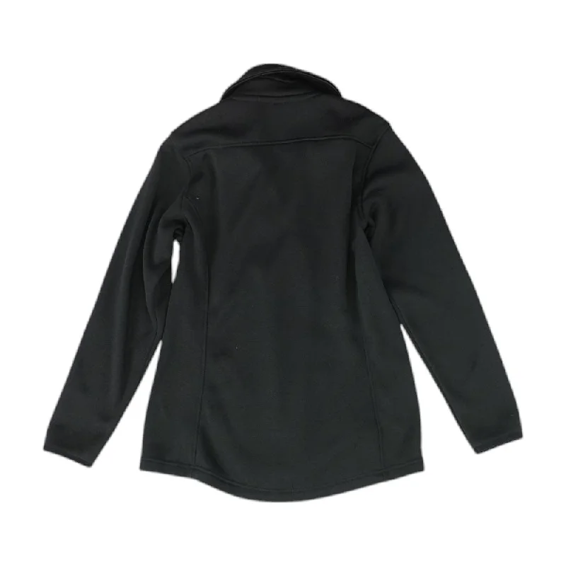Now or Never Black Solid Lightweight Jacket