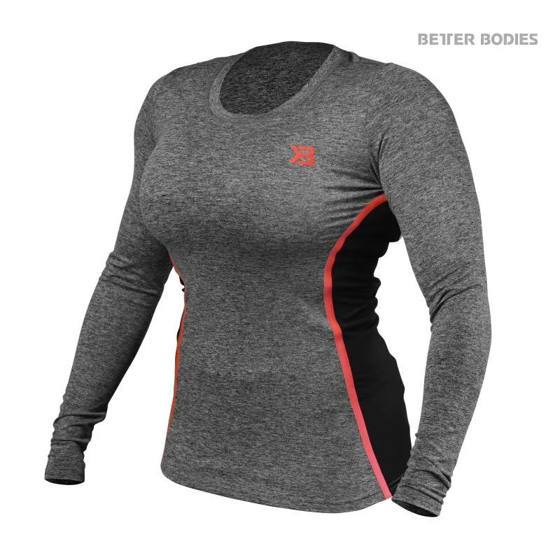 Deal Frenzy Better Bodies Performance Shape Long Sleeve - Antracite Melange