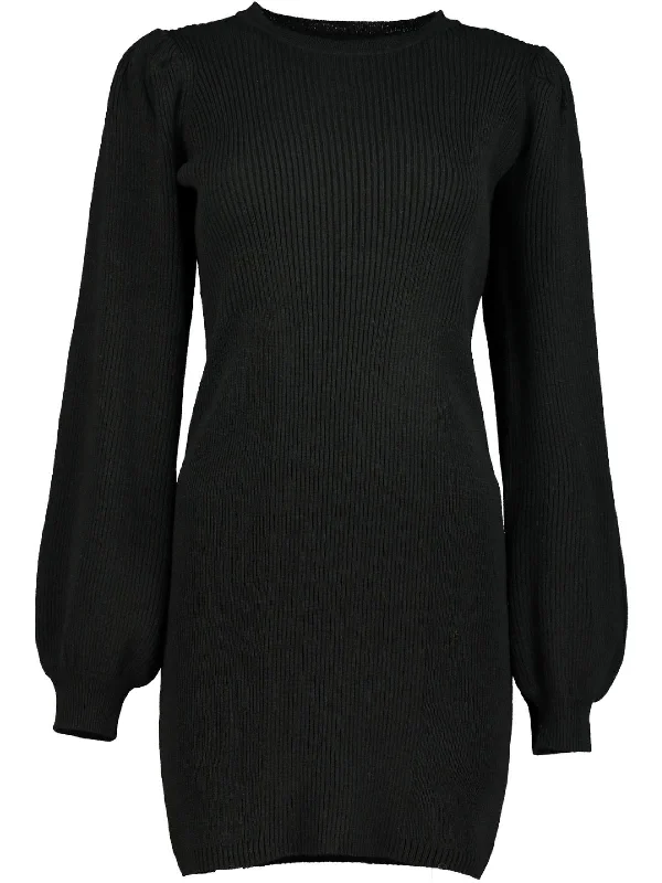 Doorbuster Deal Womens Ribbed Mini Sweaterdress