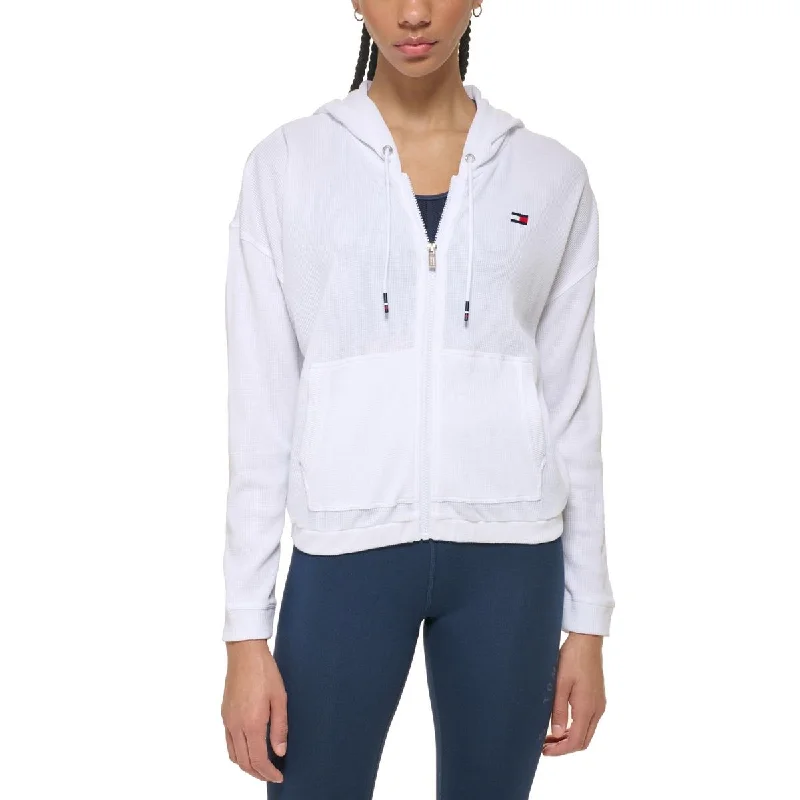 Buy More, Save More Womens Zipper Knit Zip Hoodie