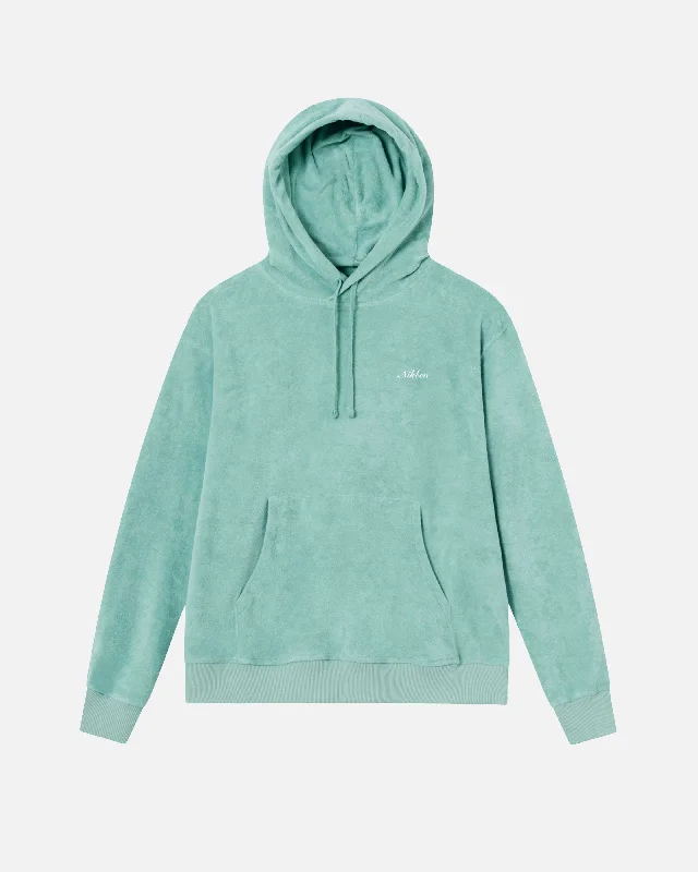 Bargain Blast Terry Hoodie Grey-Green