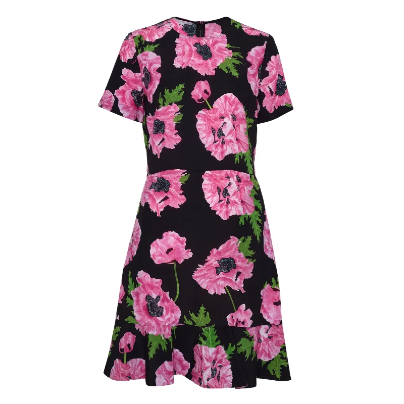 Discount Deals Iconic Poppy Print Mini Dress
