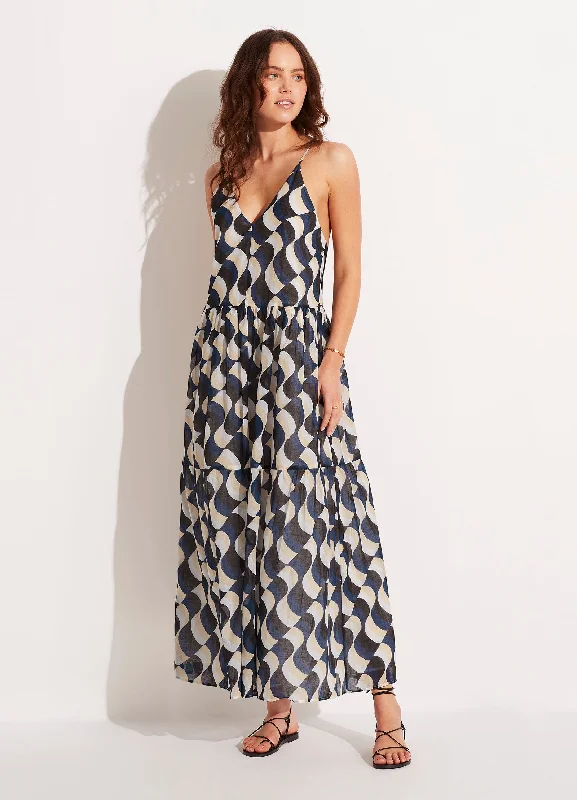 Bargain Prices Modern Take Tier Maxi Dress - Black