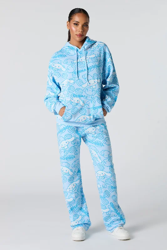 Mega Deal Cinnamoroll Print Fleece Sweatpant