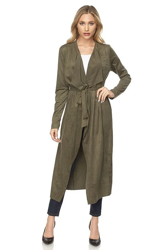 Hurry In Suede Duster