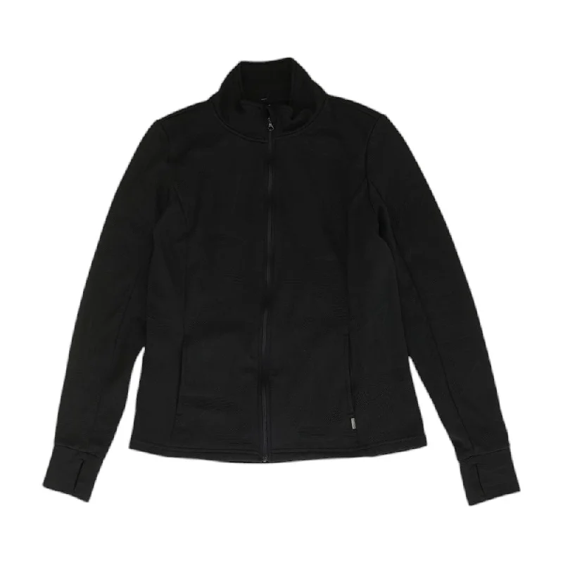 Can't Miss Black Solid Active Jacket
